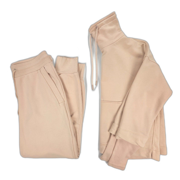 REISS Julietta Loungewear Funnel Neck Sweatshirt Jogger Set Sweatsuit Athleisure - Picture 1 of 14